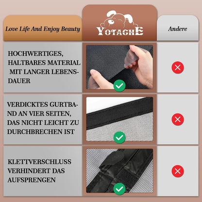 Fliegengitter Tür Magnetisch 158x206cm – Insektenschutz Doppeltür