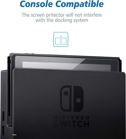 Nintendo Switch Panzerglas 3er-Pack 9H Härte 0.33mm HD Displayschutz