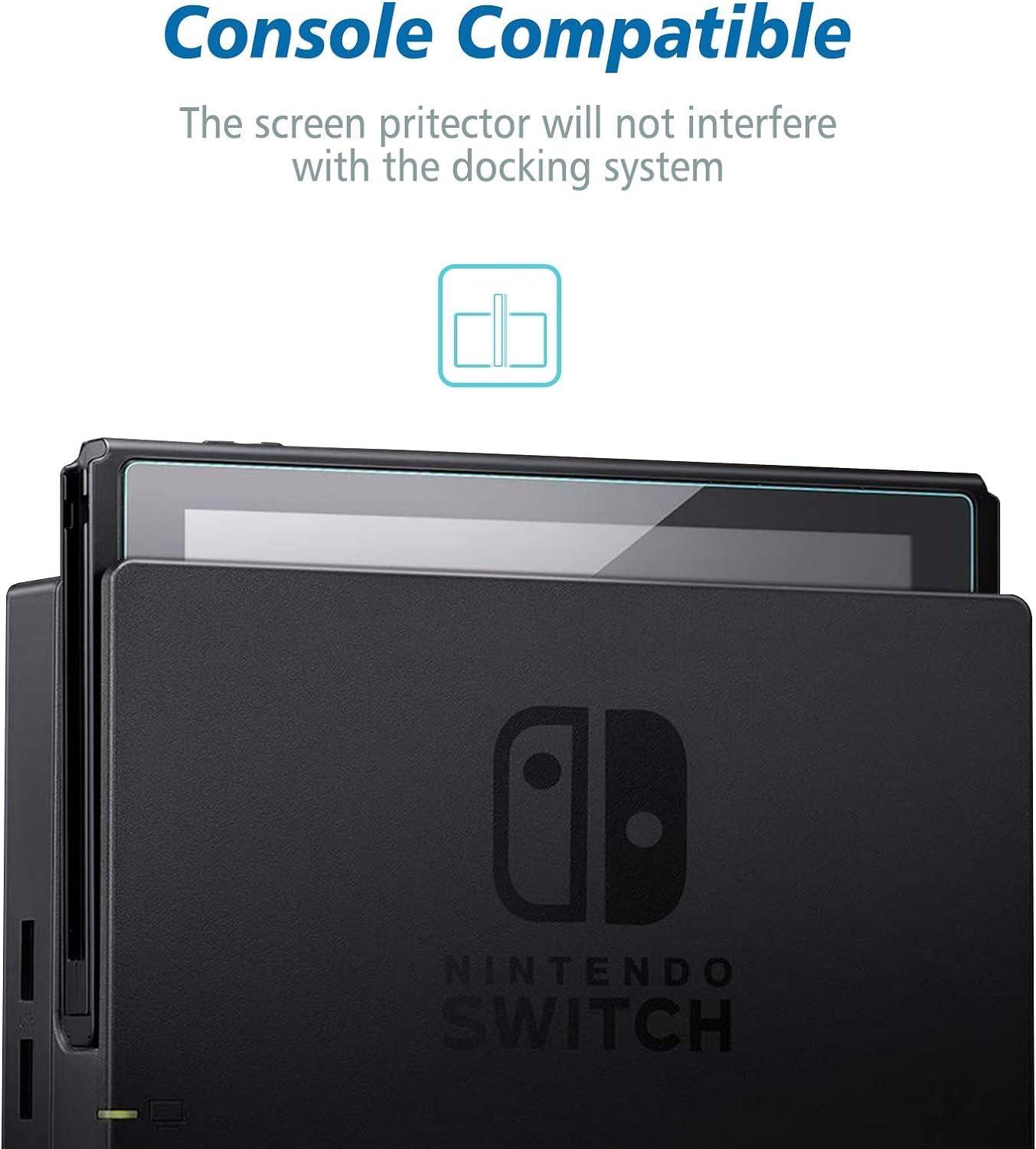 Nintendo Switch Lite Panzer Schutzglas 2er Pack 9H Härte Transparent HD 0.33mm