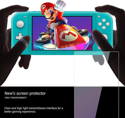Panzer Schutzglas 3 Stk Nintendo Switch lite Kratzfrei 9H Härte Klar