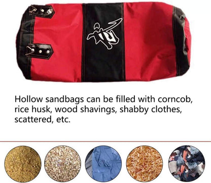 Boxsack Hängend Sandsack Boxen für Muay Thai MMA UFC 120cm - Rot