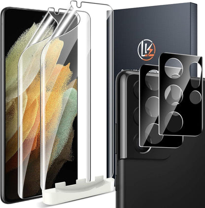 Schutzfolie Set Samsung Galaxy S21 ultra Displayschutzfilm Kamerafolie