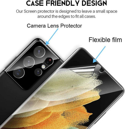 Schutzfolie Samsung Galaxy S21 Ultra Kamera TPU Vollabdeckung 4 Stück