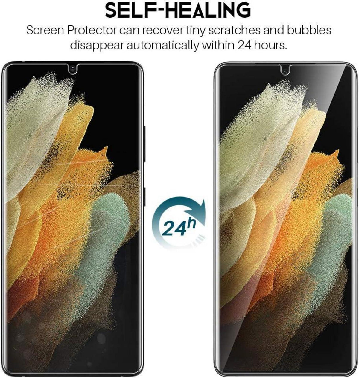 Schutzfolie Samsung Galaxy S21 Ultra Kamera TPU Vollabdeckung 4 Stück