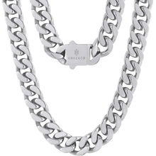 Edelstahl Panzerkette Herren 14mm 18K Gold Cuban Link Chain