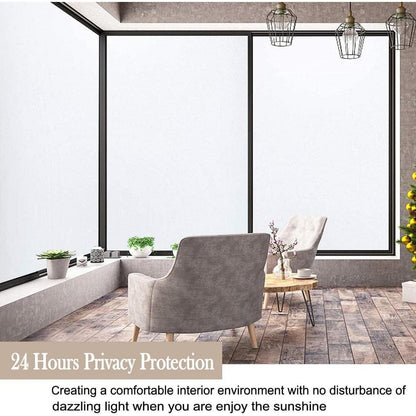 Milchglas Fensterfolie 44.5x200cm – Privatsphäre & Dekoration