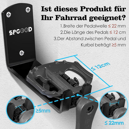 Fahrrad Wandhalterung 3-in-1, Aufhängung für MTB E-Bikes Rennrad 32KG Tragkraft