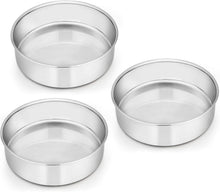 Kuchenform Set Edelstahl 3er-Set 16 cm Gesund Ungiftig Leicht zu