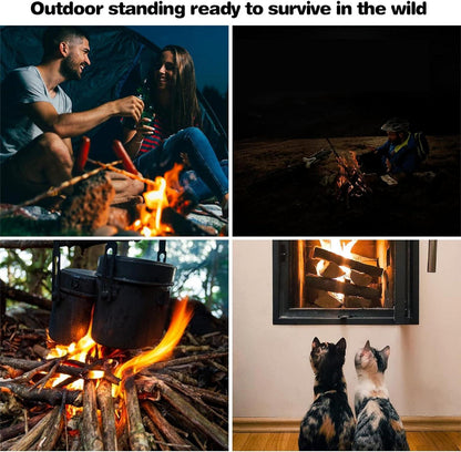Feuerstahl Feuerstein Survival Outdoor Ausrüstung Set XXL