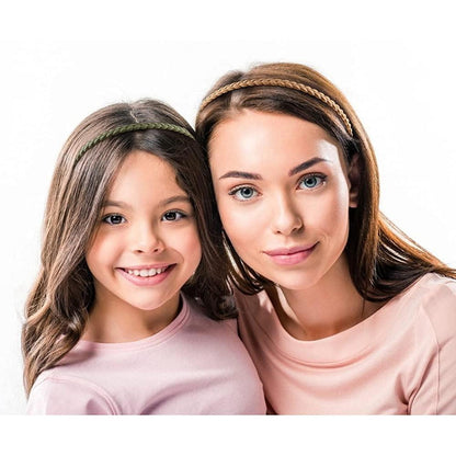 Stirnbänder Kunststoff dünn 6mm Zähne Mädchen Frauen 12er