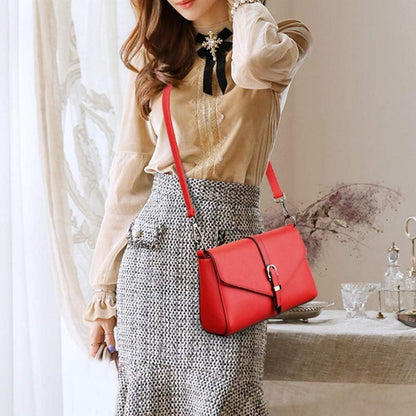 Damen Umhängetasche aus PU-Leder Elegant Schultertasche