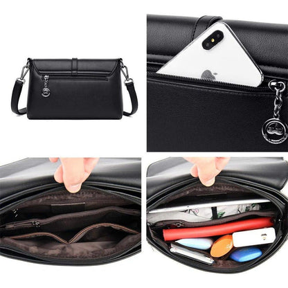 Damen Umhängetasche aus PU-Leder Elegant Schultertasche