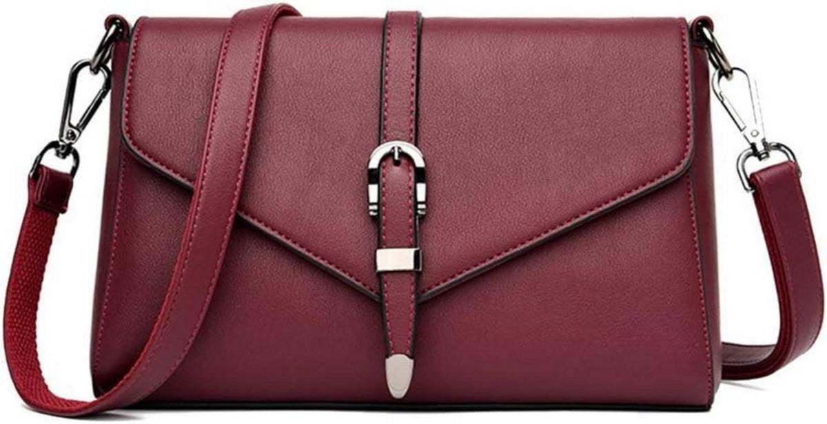 Umhängetasche aus PU-Leder Damen Elegant Handtasche Tasche