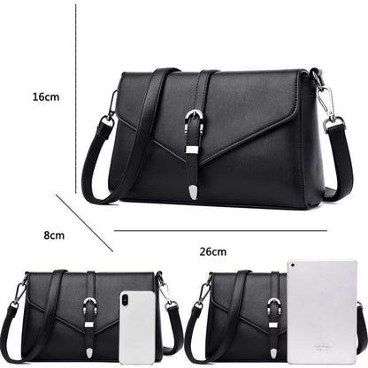 Kleine Umhängetasche aus PU-Leder Elegant Handtasche für