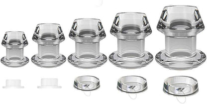 Transparenter Analplug Vaginaldilatator Prostata Massage Plug S