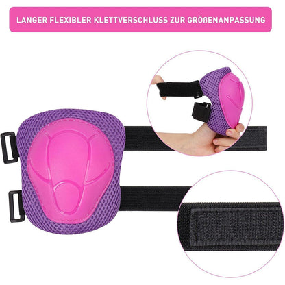 Schonerset Kinder 6-in-1 Rosa/Lila für 3-7 Jahre