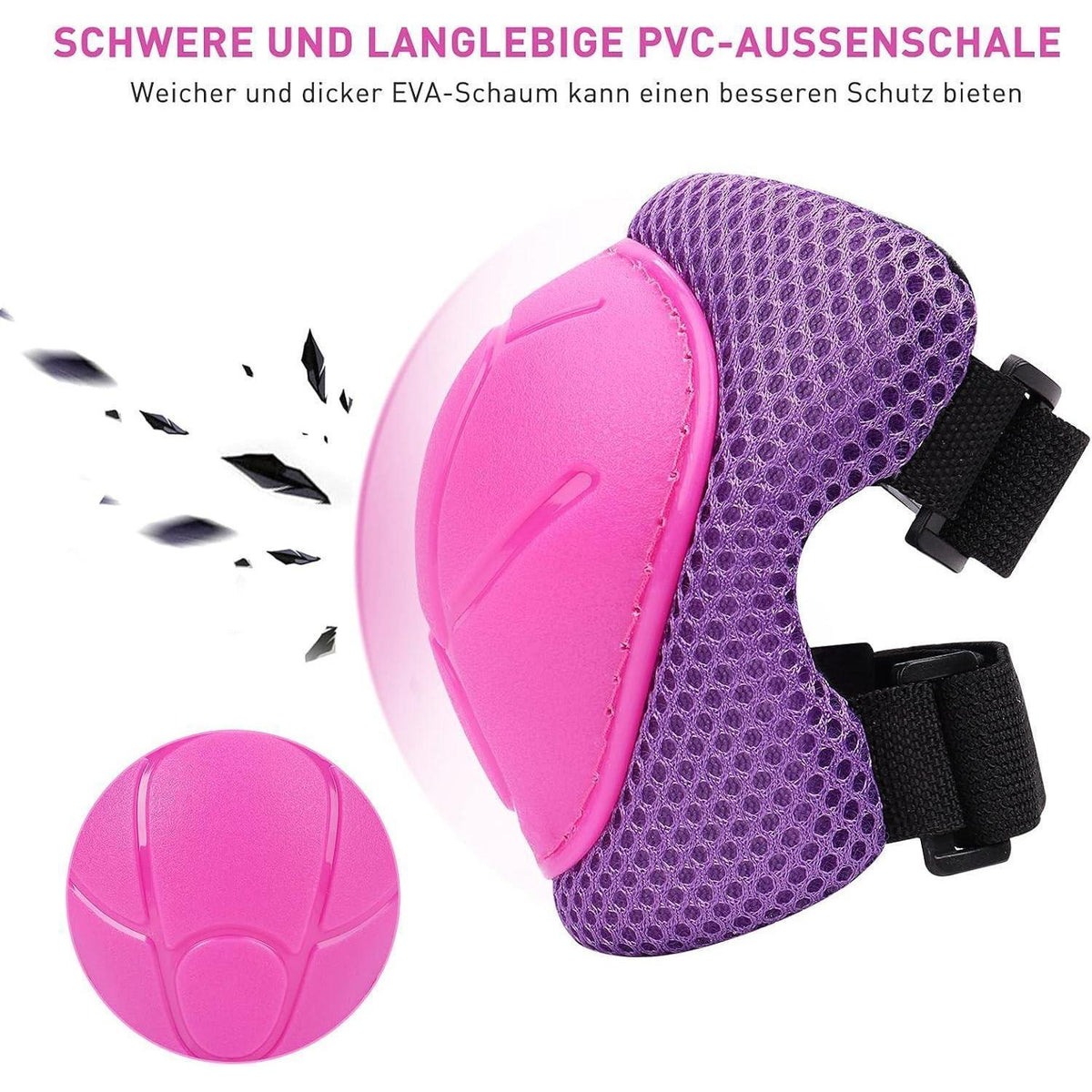 Schonerset Kinder 6-in-1 Rosa/Lila für 3-7 Jahre