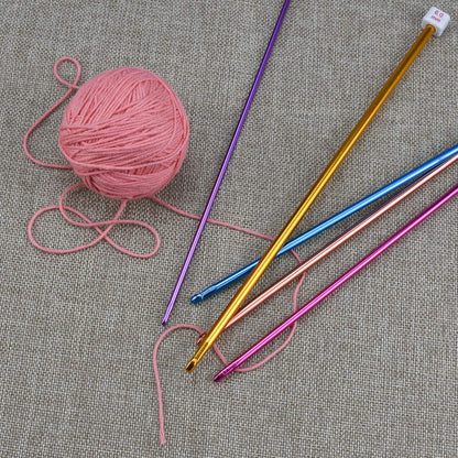 Tunesisches Häkelnadelset 120cm Bambus Afghan Aluminium Strickzubehör