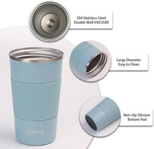 SUNTQ Thermo Kaffeebecher aus Edelstahl 380ml Doppelwand