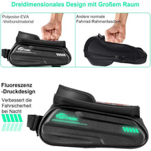 Toptrek Fahrradtasche Rahmen Wasserdicht Handytasche 6,7