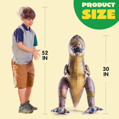 Aufblasbarer Dinosaurier T-Rex 76,2 cm braun - Party Deko & Geschenk