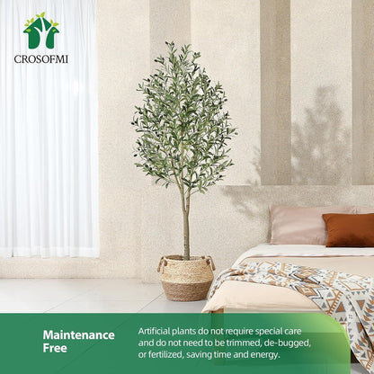 Künstlicher Olivenbaum 180cm - Tropische Pflanze für Indoor
