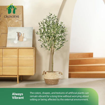 Künstlicher Olivenbaum 180cm - Tropische Pflanze für Indoor