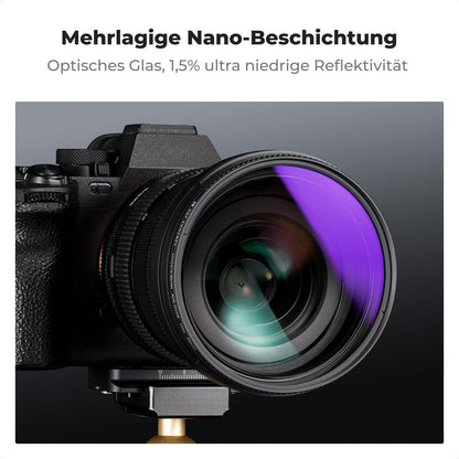 58mm K&F Concept Nano-X Soft GND8 ND0,9 Grauverlaufsfilter