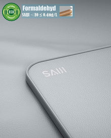 SAIJI Laptop Bett Tisch höhenverstellbar PVC Leder Desktop