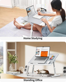 Laptop Tisch höhenverstellbarer Schublade Tablet Schlitz
