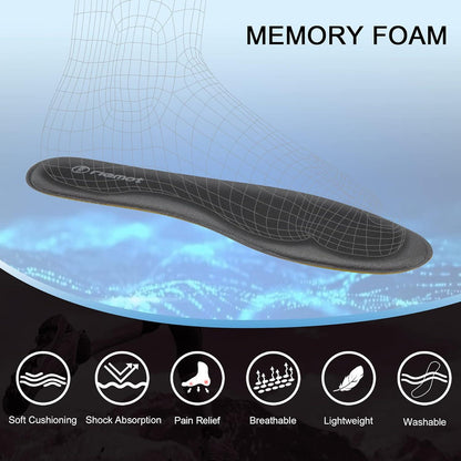 Memory Foam Einlegesohlen Damen Herren - Weiche Schuheinlagen Gr.36-47