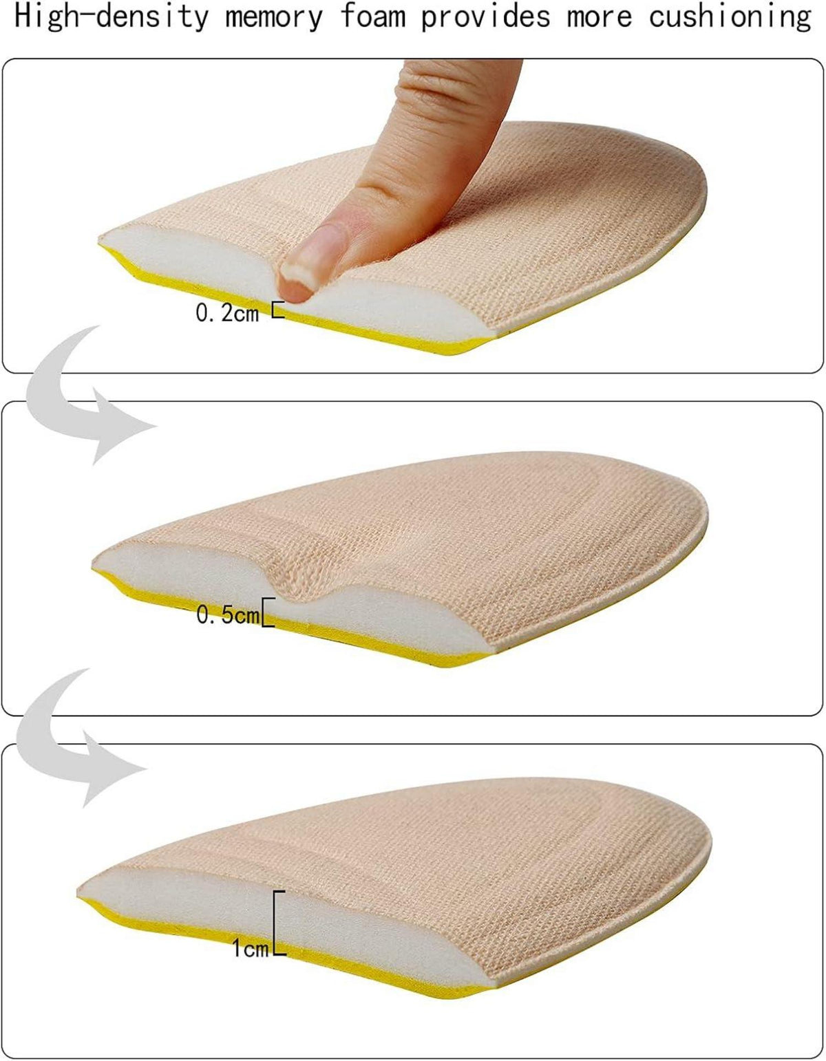 Memory Foam Einlegesohlen - Weiche Schuheinlagen für
