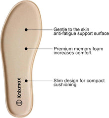 Knixmax Memory Schaum Einlegesohlen Beige Gr. 36-47EU