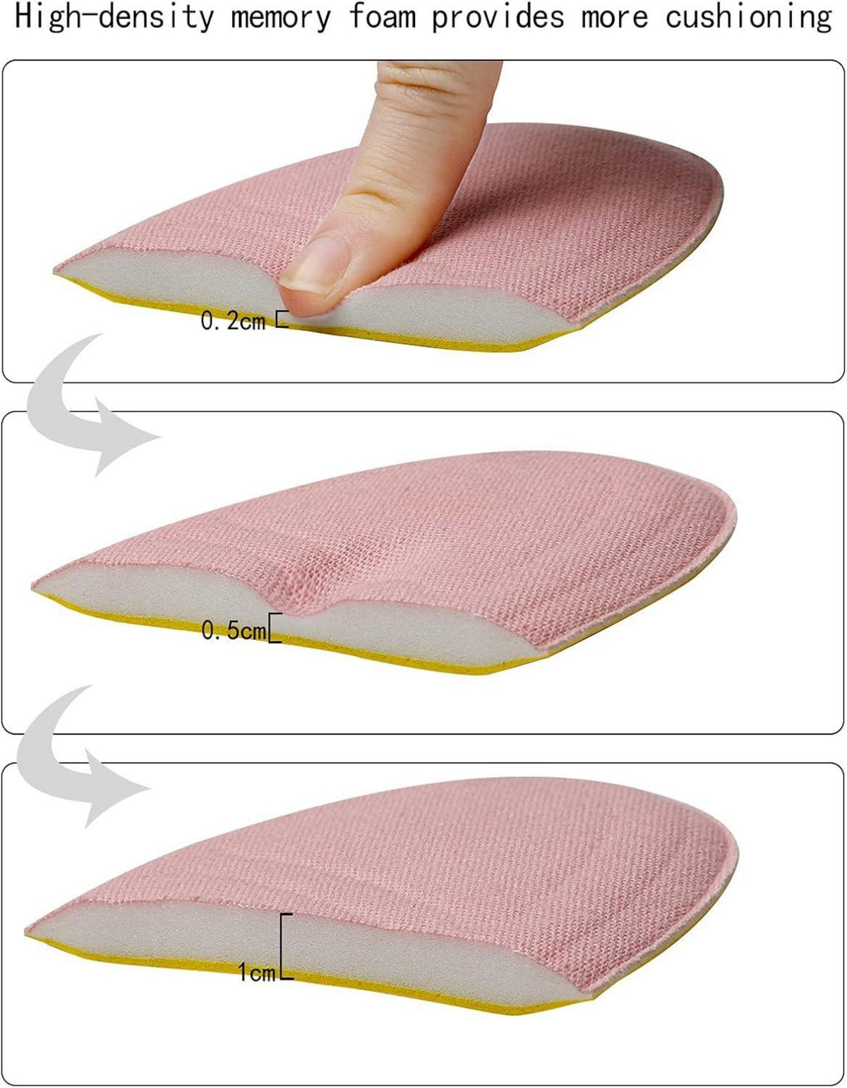 Memory Foam Einlegesohlen - Weiche Schuheinlagen für Sneaker & Stiefel