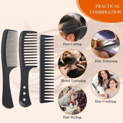 Professionelles 3-teiliges Friseur-Kammset für