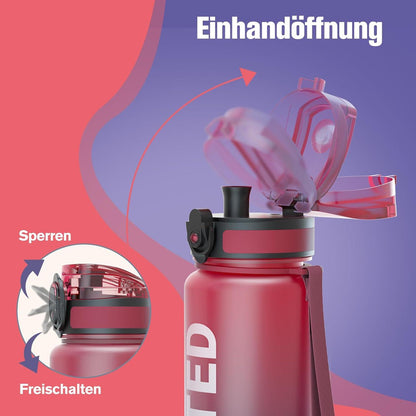 Sahara Sailor Sport Trinkflasche BPA-frei 1L Auslaufsicher