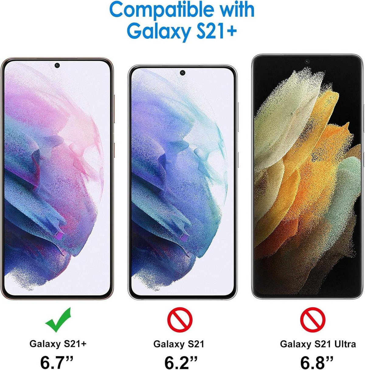 Displayschutzfolie Samsung Galaxy S21+ 6,7 Zoll HD Klar