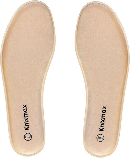 Memory Schaum Einlegesohlen für Sport und Freizeit in Beige 8mm