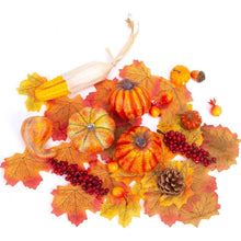 Künstliche Früchte Set 49 Stück Herbstdeko Halloween