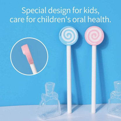 Zungenreiniger Lutscher-Form für Kinder 2er Packung