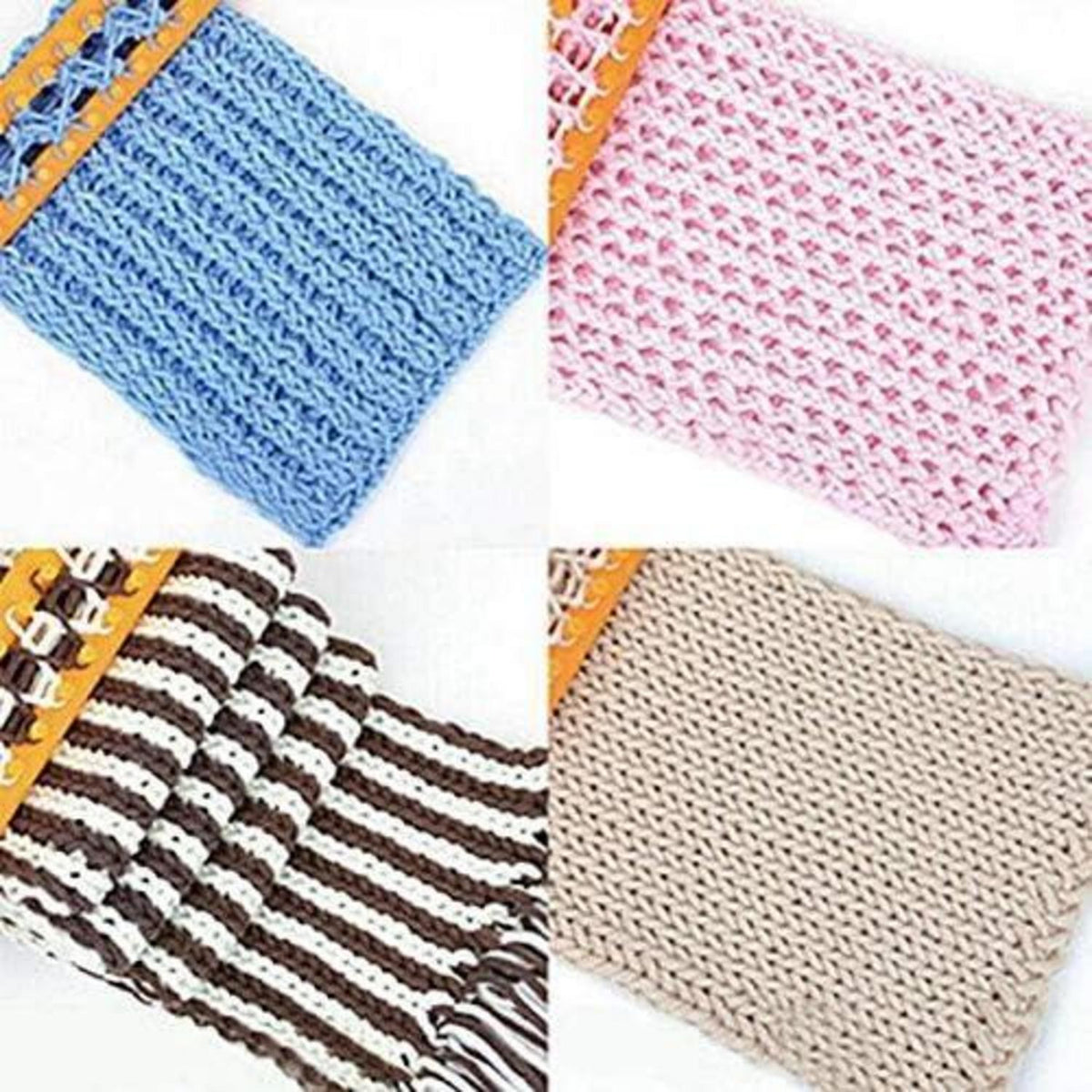 Webstuhl-Set für lange Strickprojekte – rot