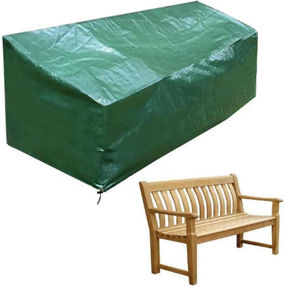 Gartenbank Abdeckung 3 Sitzer wasserdicht grün 163x66x63/89cm