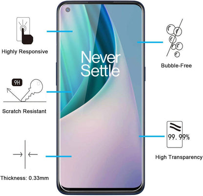 NEW'C 3 Stück Panzer Schutz Glas für OnePlus Nord N10 5G
