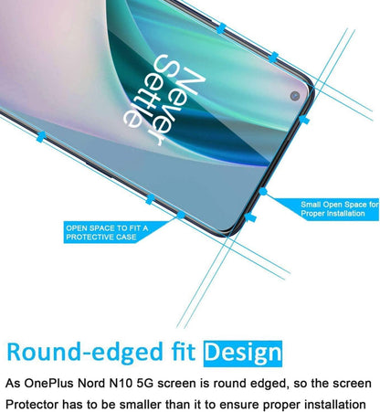 Panzer Schutz Glas für OnePlus Nord N10 5G, 3 Stück