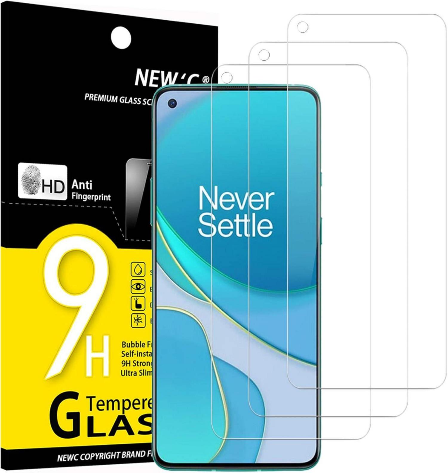 Panzer Schutzglas Displayschutzfolie 3er Set für OnePlus 9