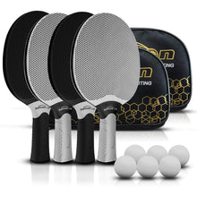 Senston Tischtennisschläger Set mit Bällen und