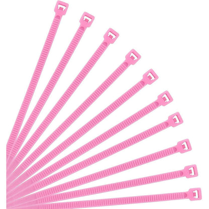 500 Rosa Kabelbinder 200mm – Robust & UV-Beständig