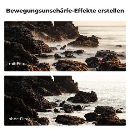 82mm Nano-X ND2-400 Vario ND Filter mit PU-Leder