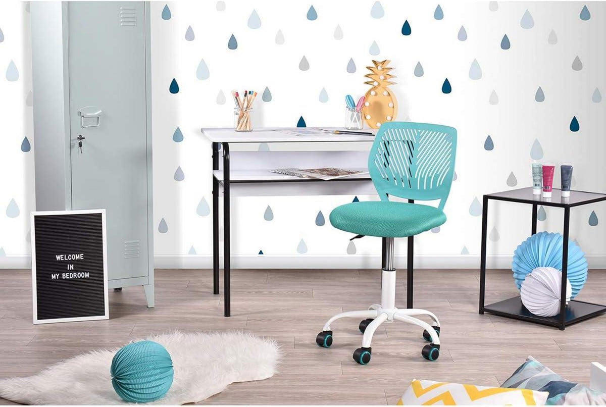 Verstellbarer Bürostuhl Aqua ohne Arm - Ergonomisch & bequem