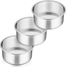 Backform Set 16cm Rund Edelstahl Kuchenform Auslaufsicher